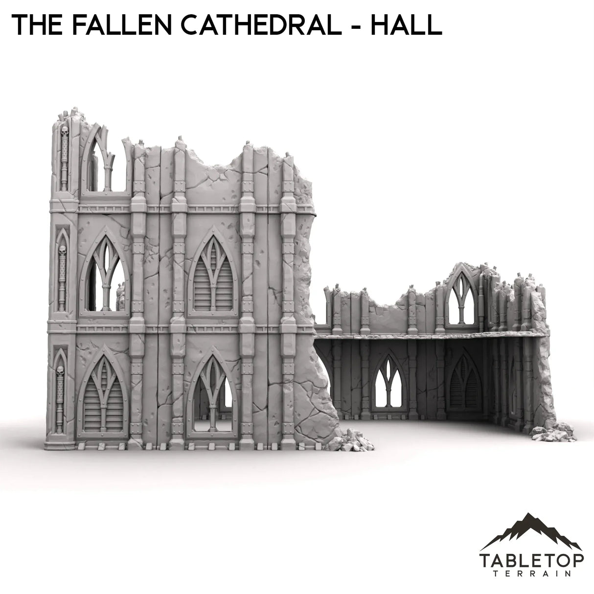 Tabletop Terrain Ruins The Fallen Cathedral - Hall