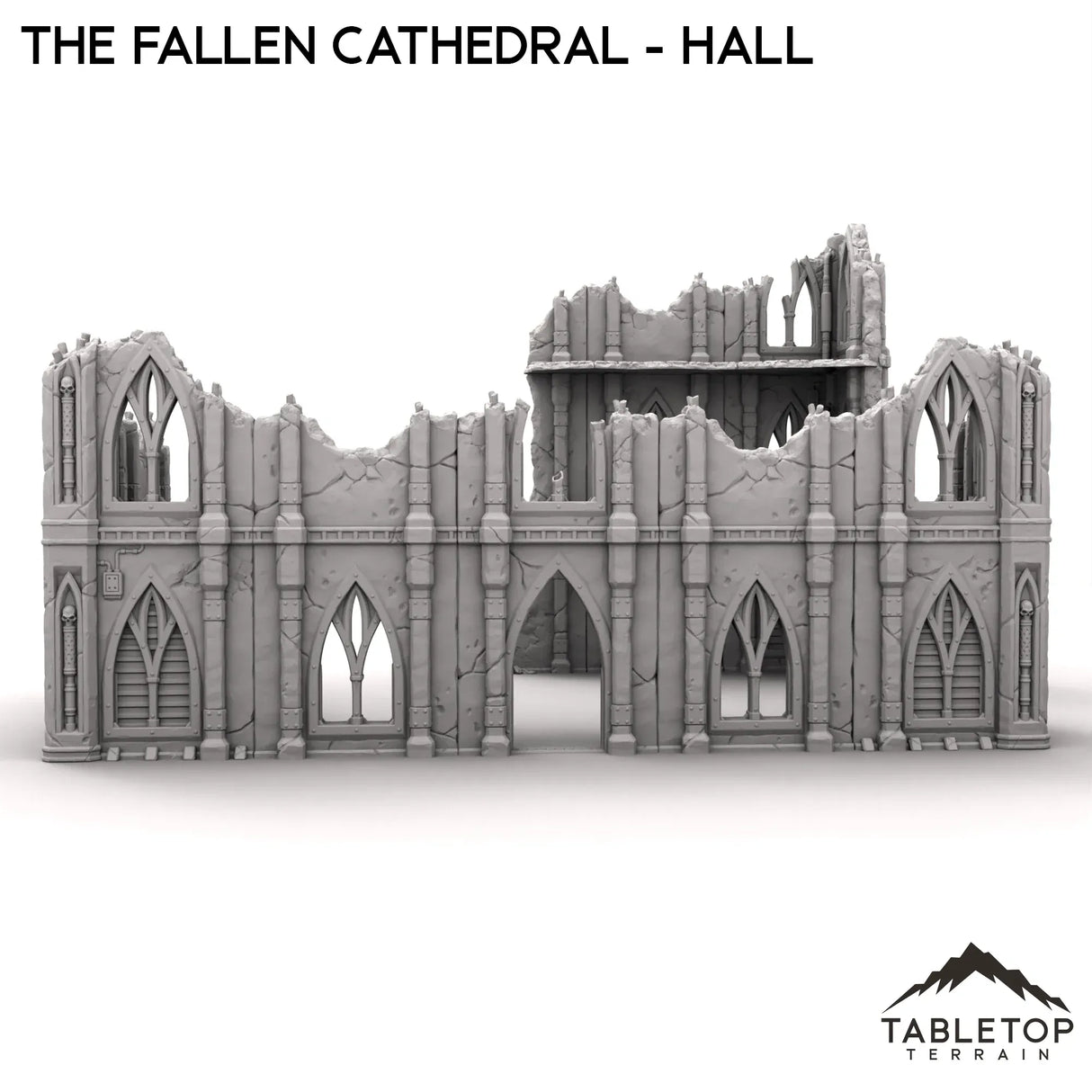 Tabletop Terrain Ruins The Fallen Cathedral - Hall