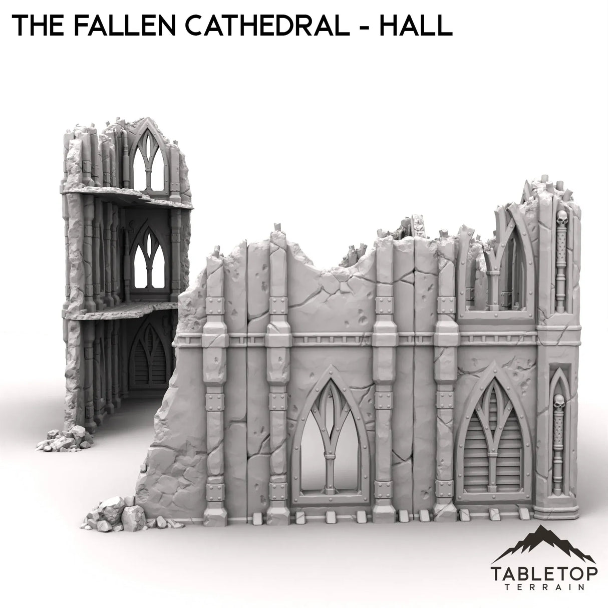 Tabletop Terrain Ruins The Fallen Cathedral - Hall