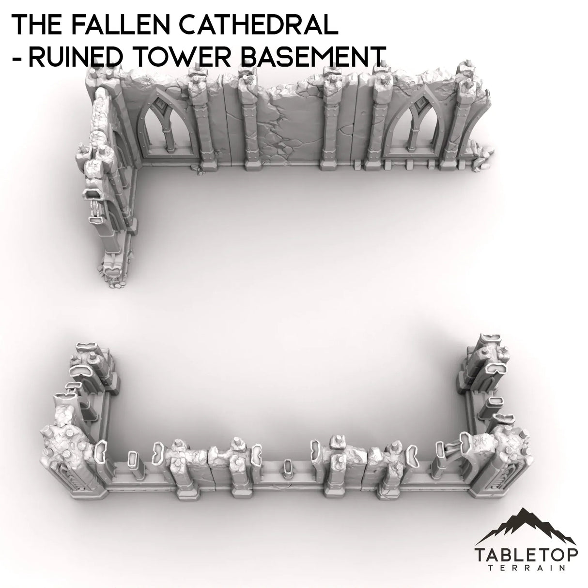 Tabletop Terrain Ruins The Fallen Cathedral - Ruined Tower Basement