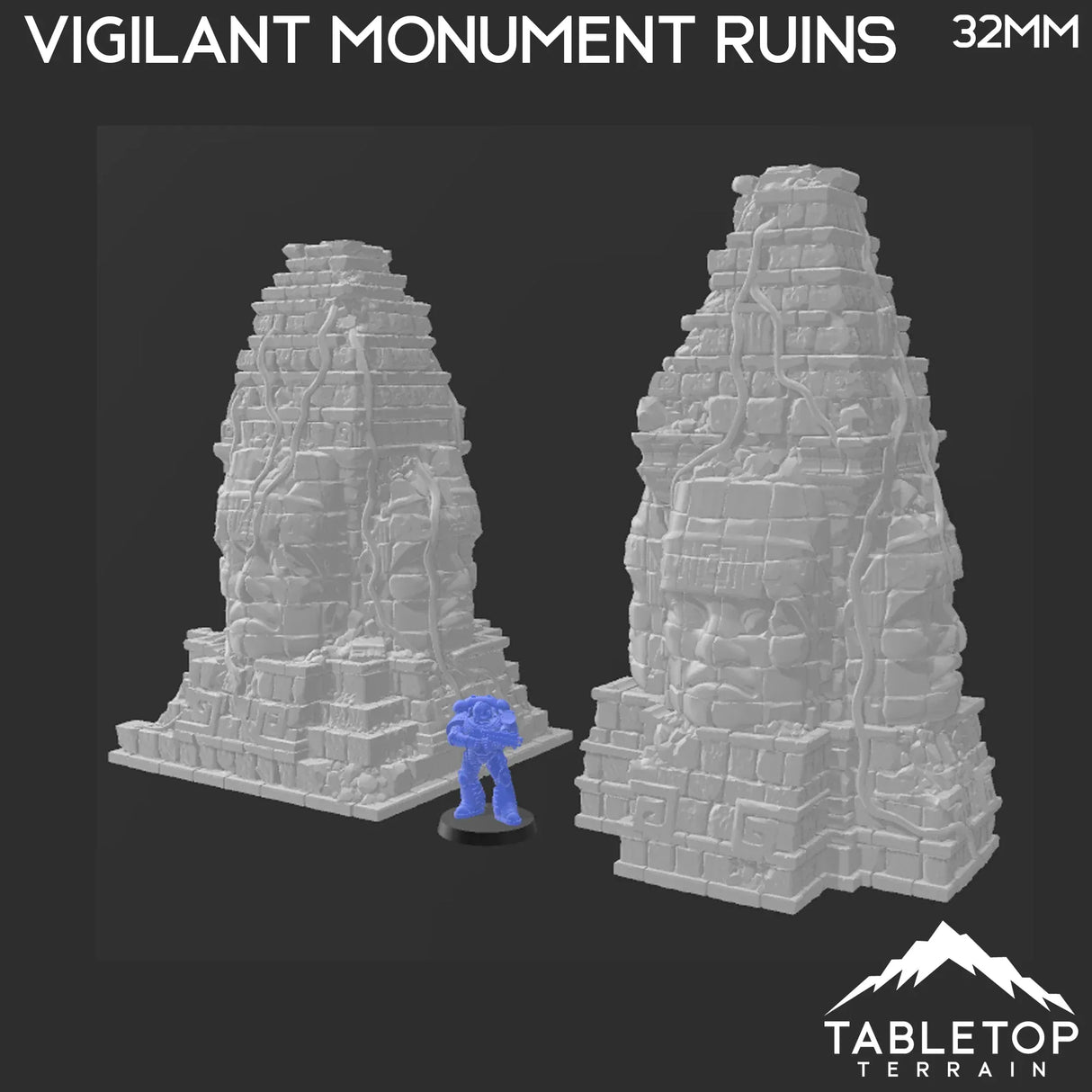 Tabletop Terrain Ruins Vigilant Monument Ruins - Fantasy Ruins