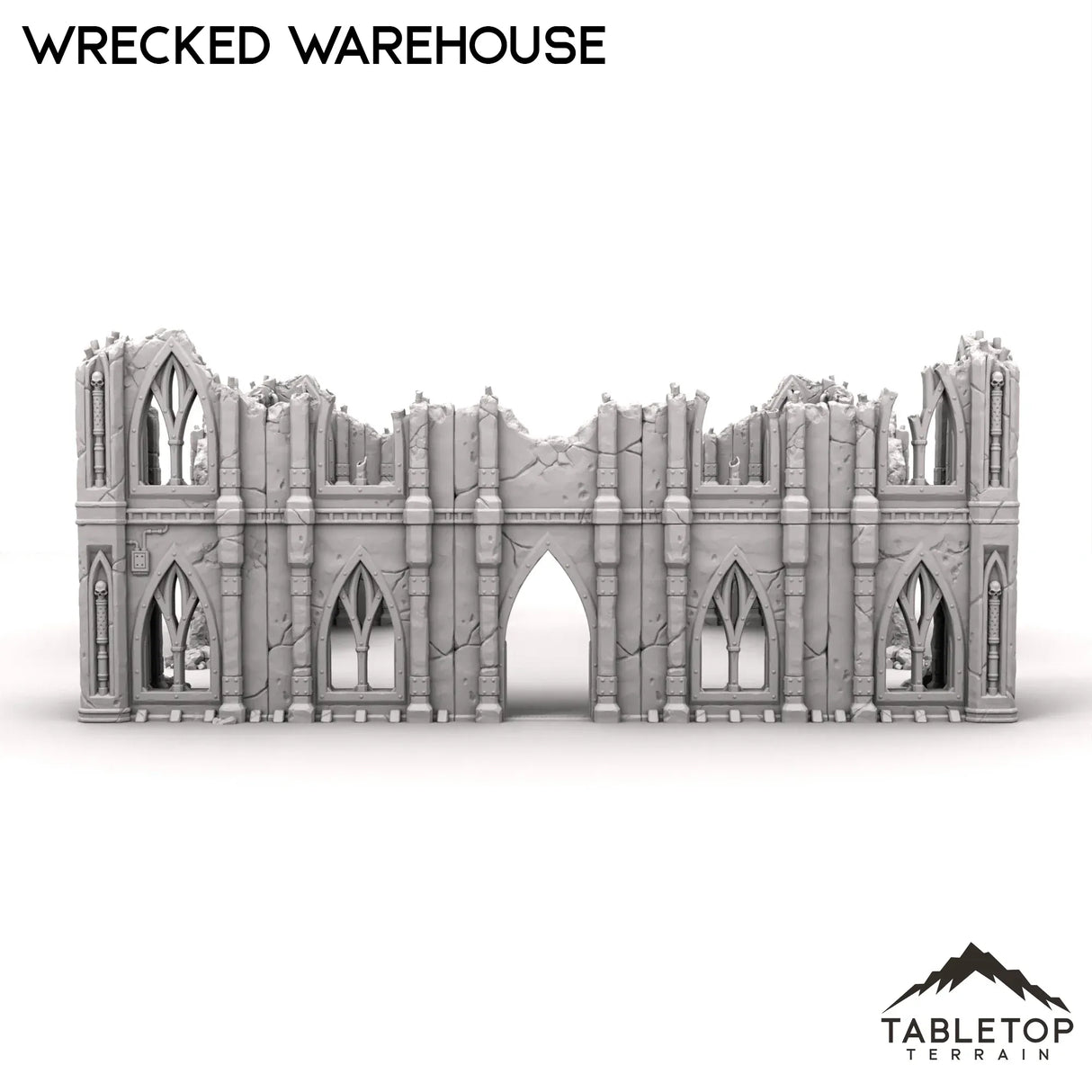 Tabletop Terrain Ruins Wrecked Warehouse