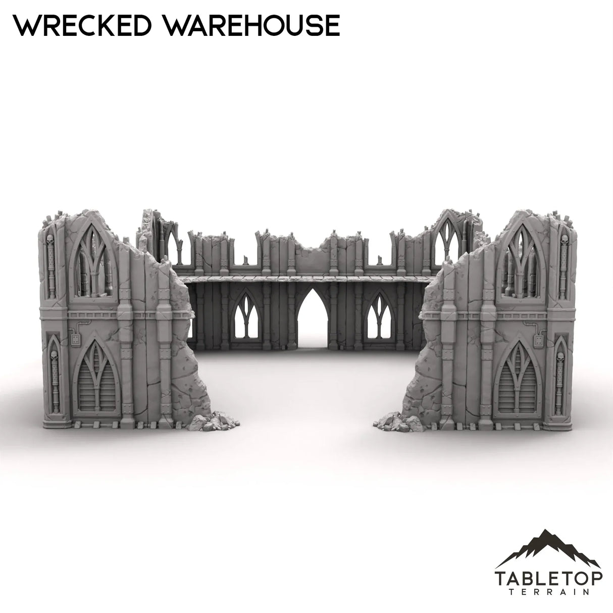 Tabletop Terrain Ruins Wrecked Warehouse