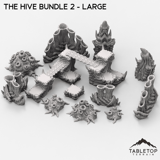 Tabletop Terrain Scatter Terrain 28/32mm / Large The Hive Bundle 2 - Infested Scatter Terrain