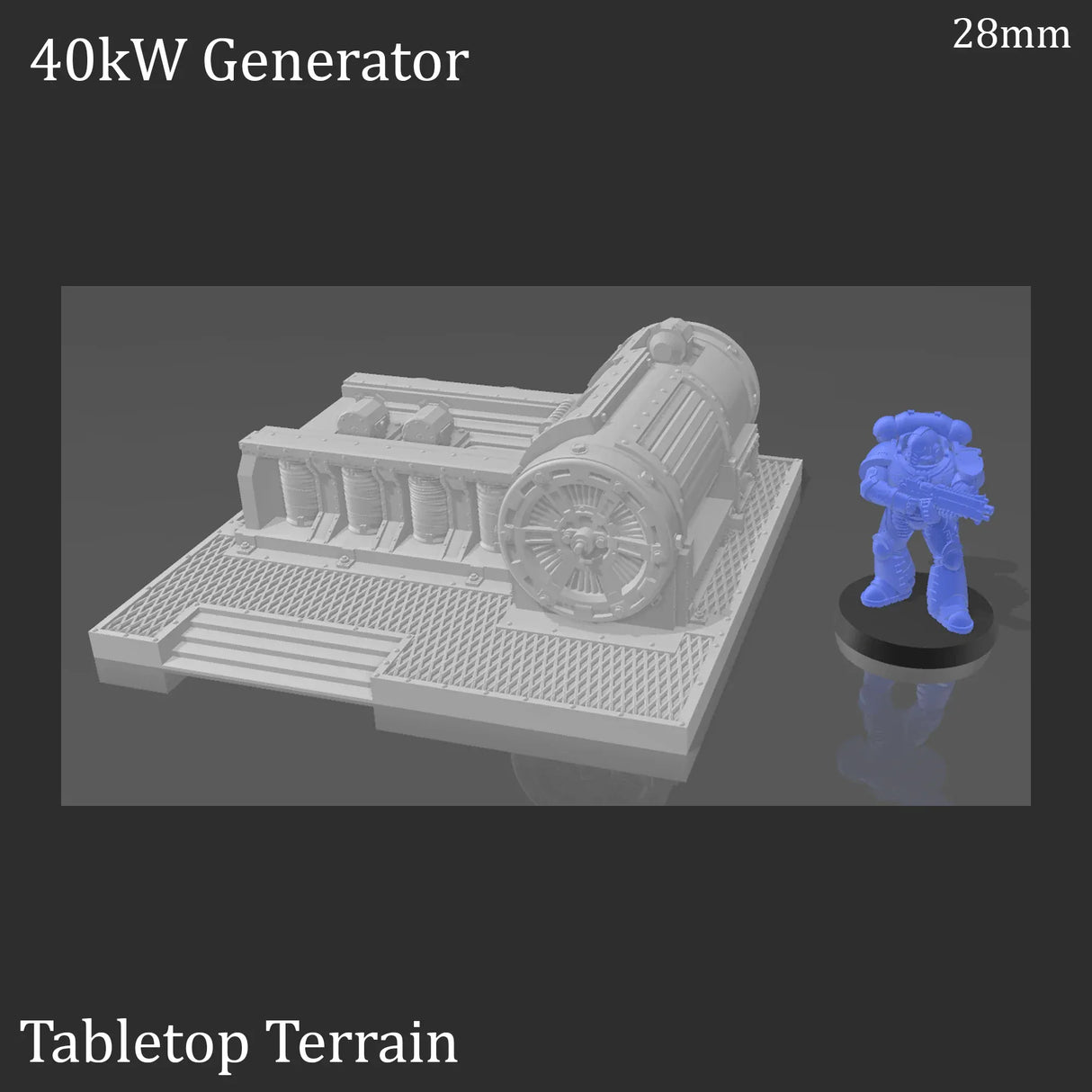 Tabletop Terrain Scatter Terrain 40Kw Generator