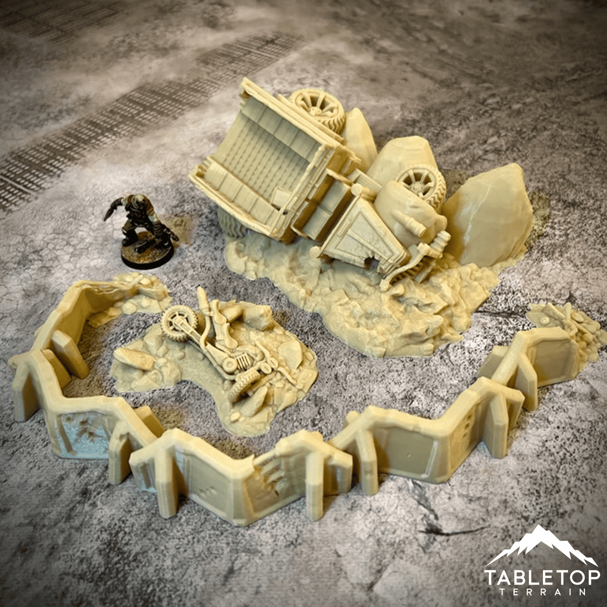 Tabletop Terrain Scatter Terrain Ashpocalypse Wrecked Scatter