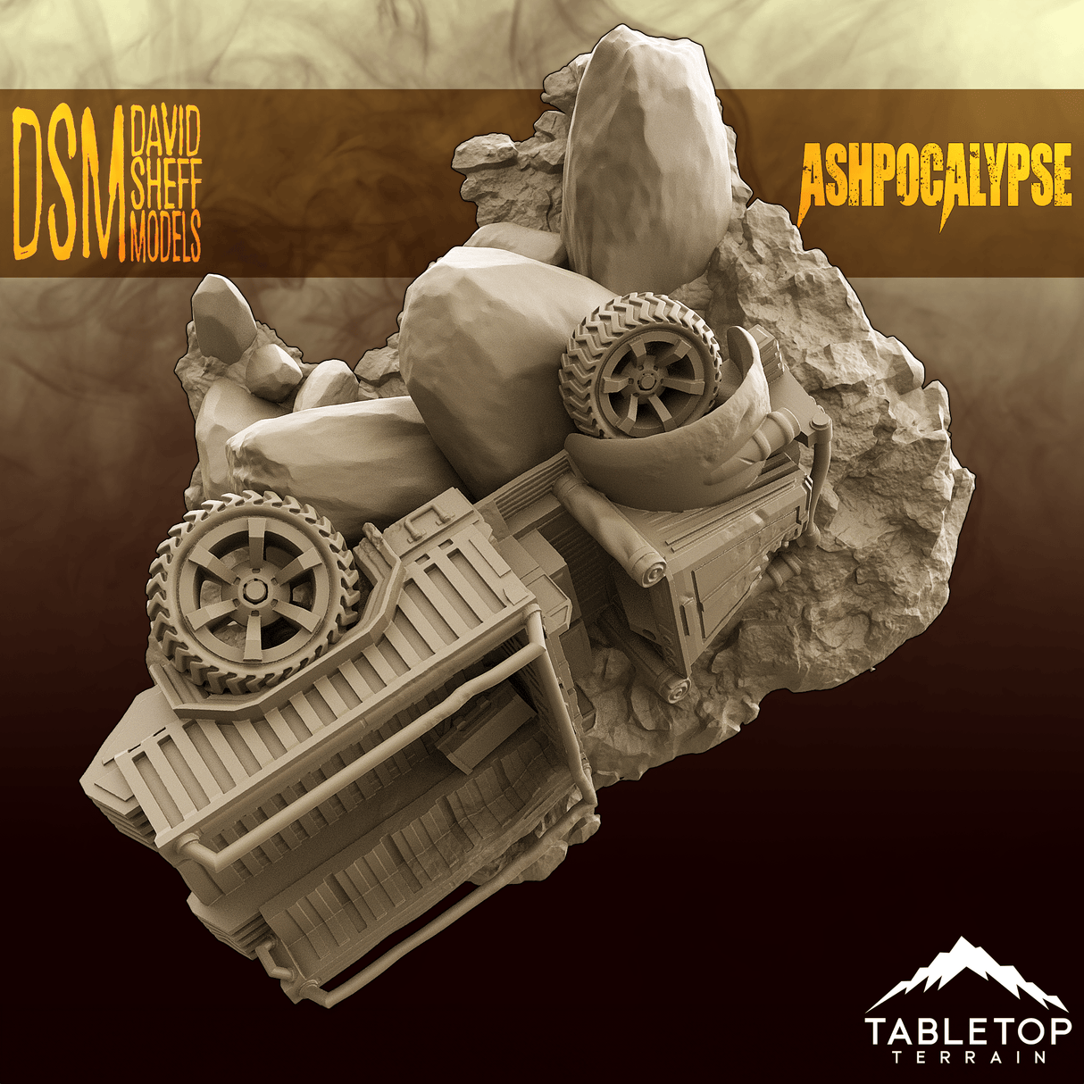 Tabletop Terrain Scatter Terrain Ashpocalypse Wrecked Scatter