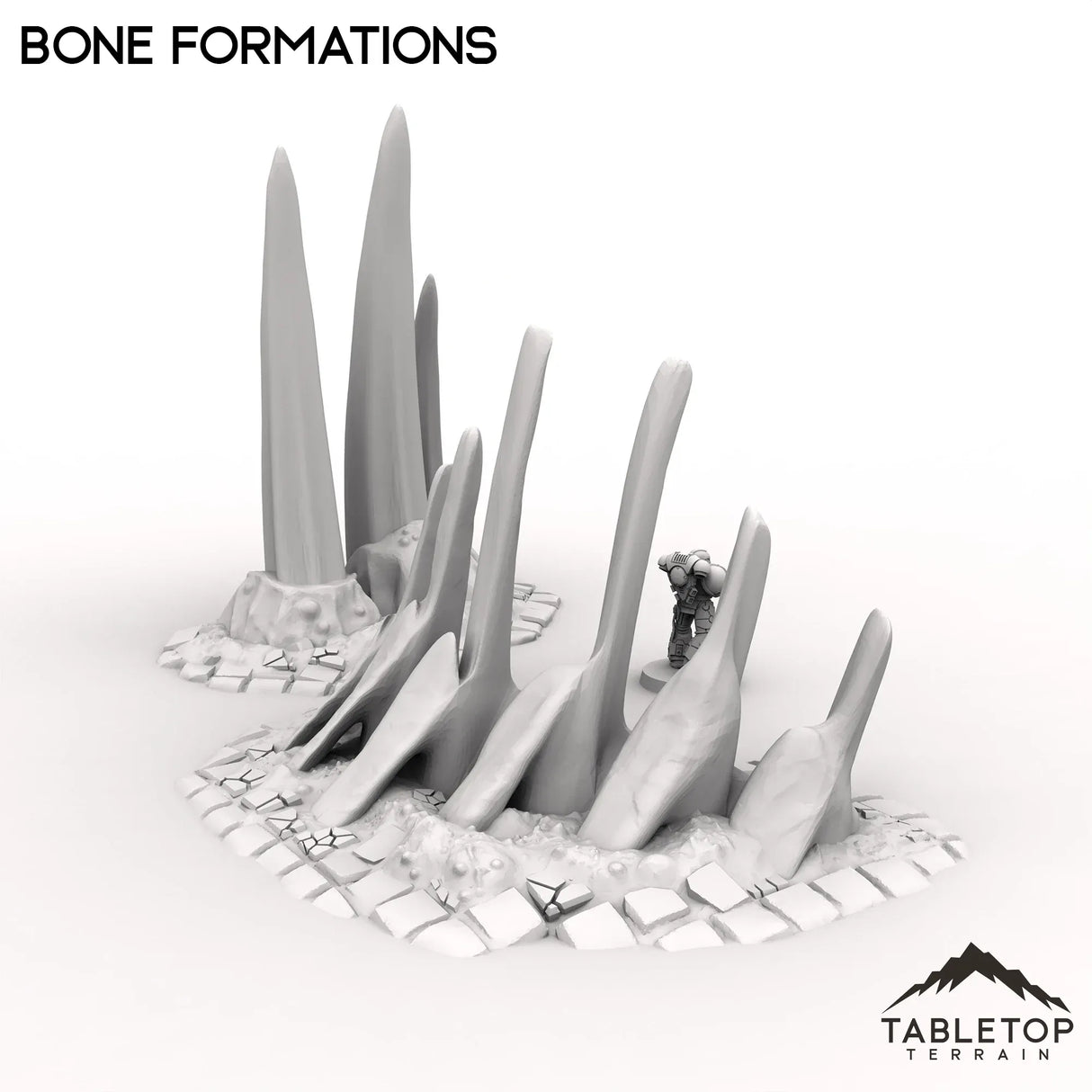 Tabletop Terrain Scatter Terrain Bone Formations - Miasma, Blight World