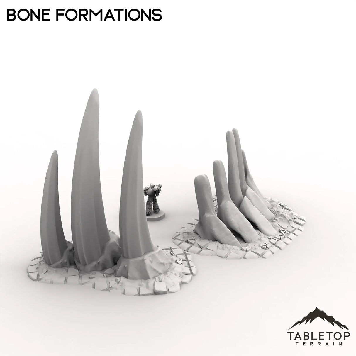 Tabletop Terrain Scatter Terrain Bone Formations - Miasma, Blight World