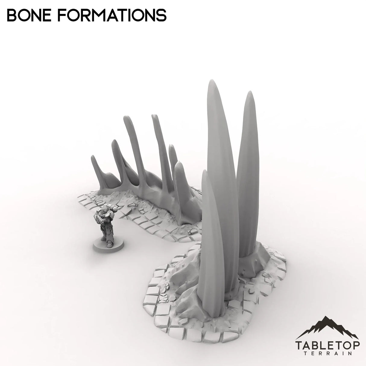 Tabletop Terrain Scatter Terrain Bone Formations - Miasma, Blight World