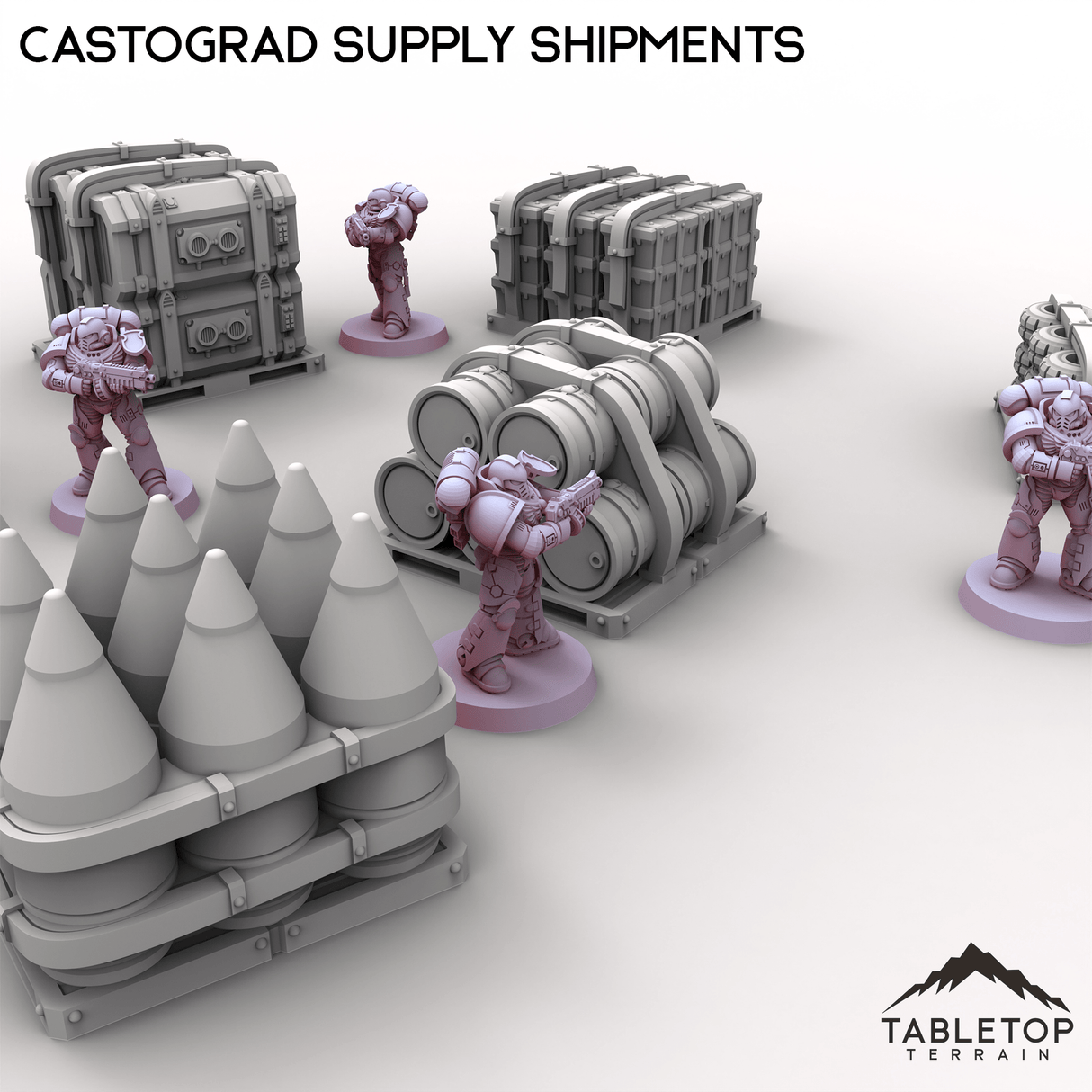 Tabletop Terrain Scatter Terrain Castograd Supply Shipments