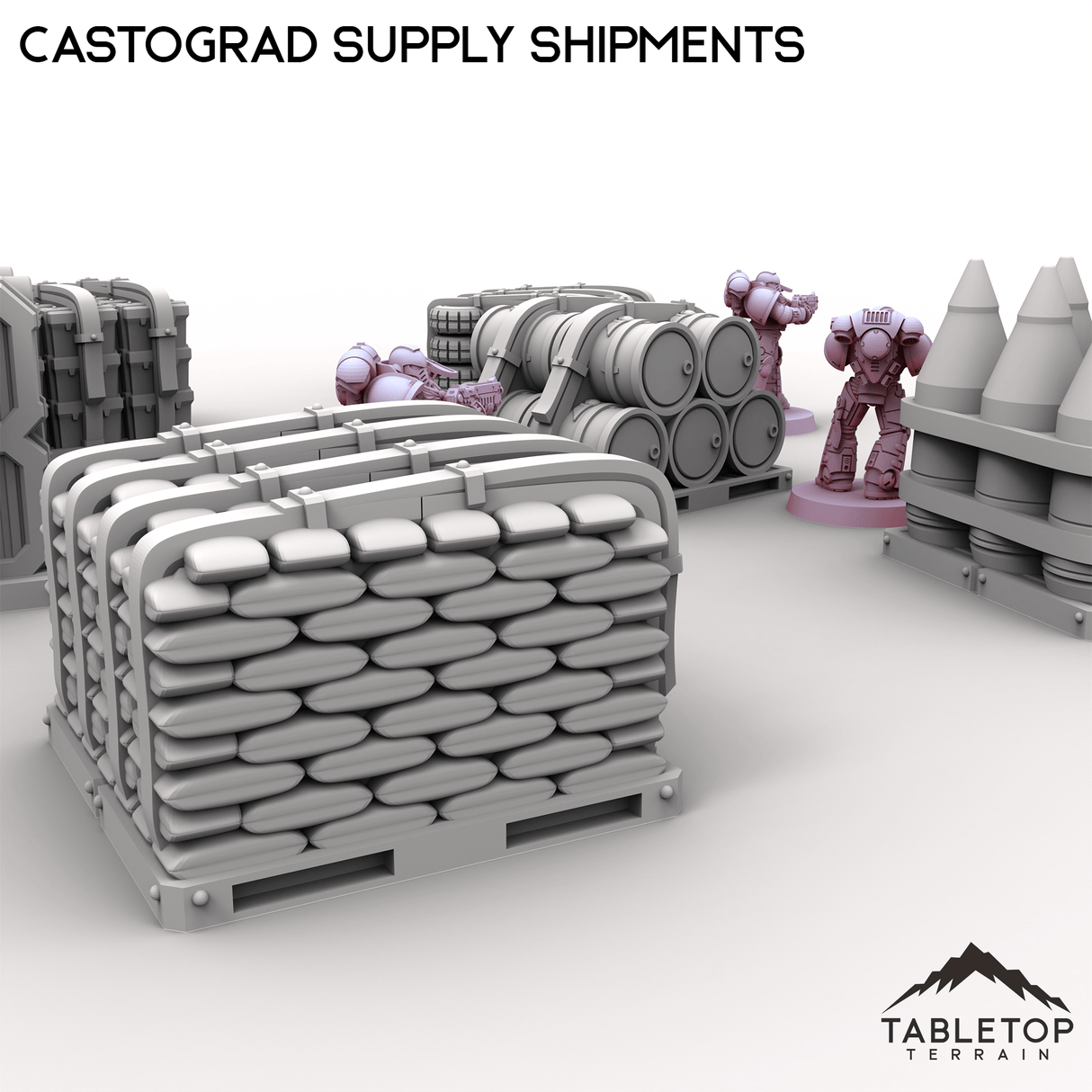 Tabletop Terrain Scatter Terrain Castograd Supply Shipments