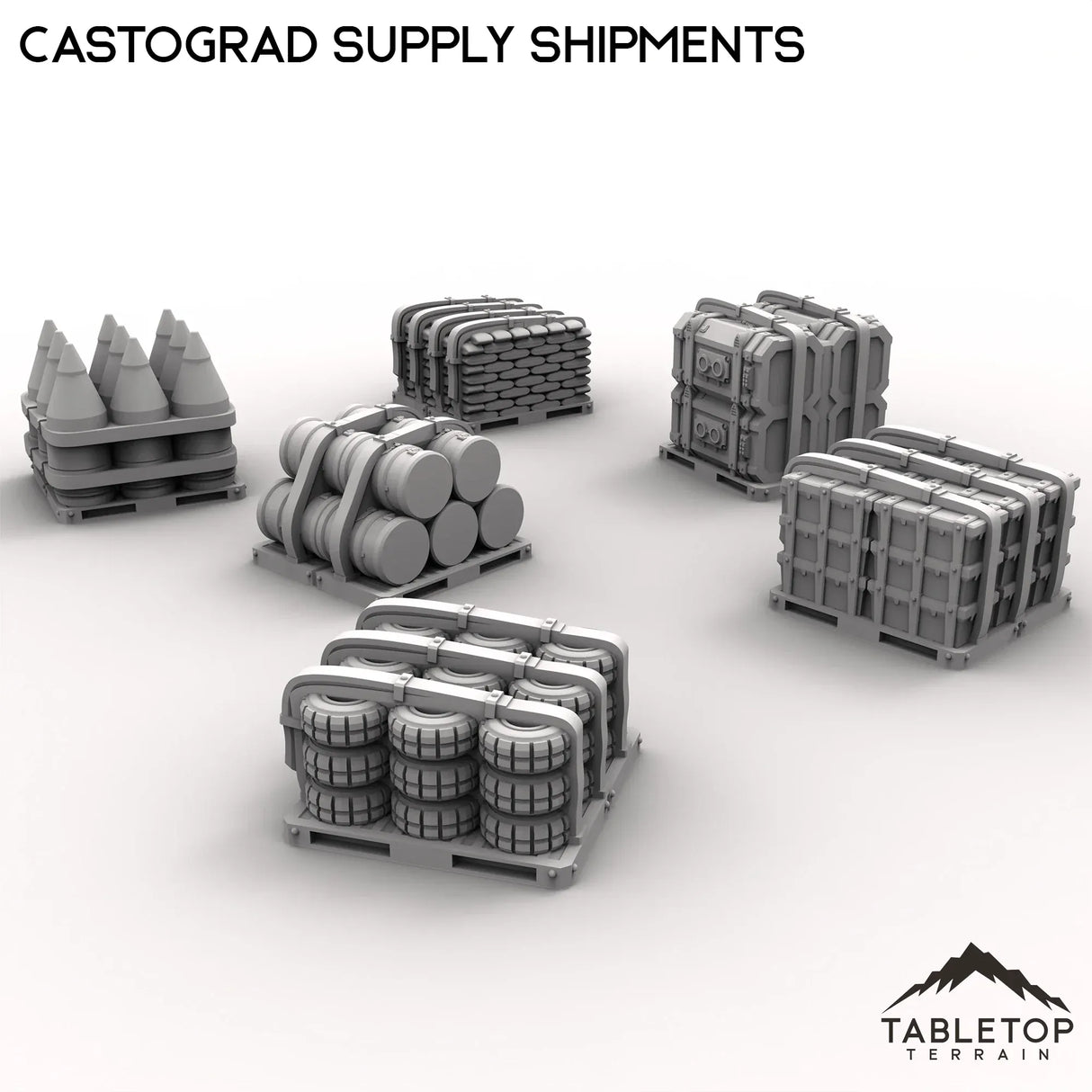 Tabletop Terrain Scatter Terrain Castograd Supply Shipments