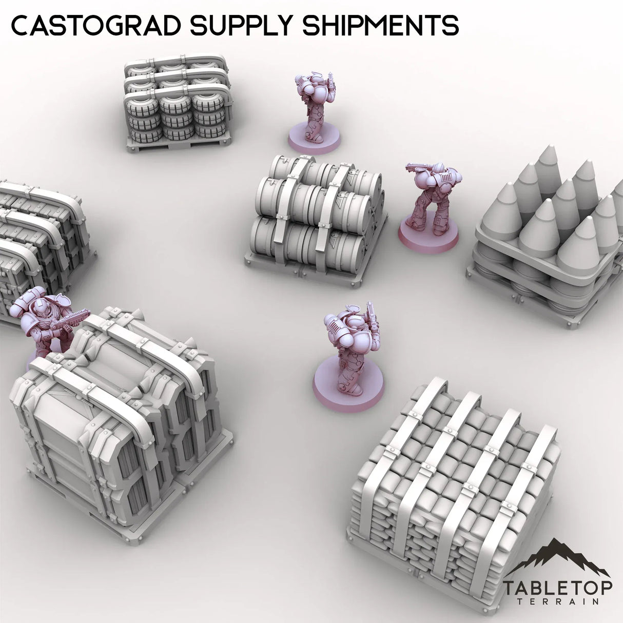 Tabletop Terrain Scatter Terrain Castograd Supply Shipments