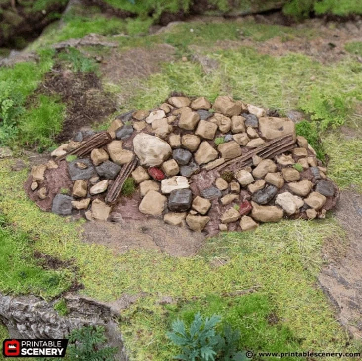Tabletop Terrain Scatter Terrain Debris Piles - Hagglethorn Hollow - Scatter Terrain