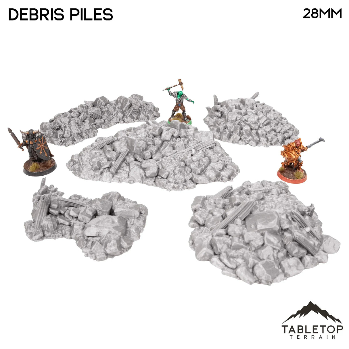 Tabletop Terrain Scatter Terrain Debris Piles - Hagglethorn Hollow - Scatter Terrain