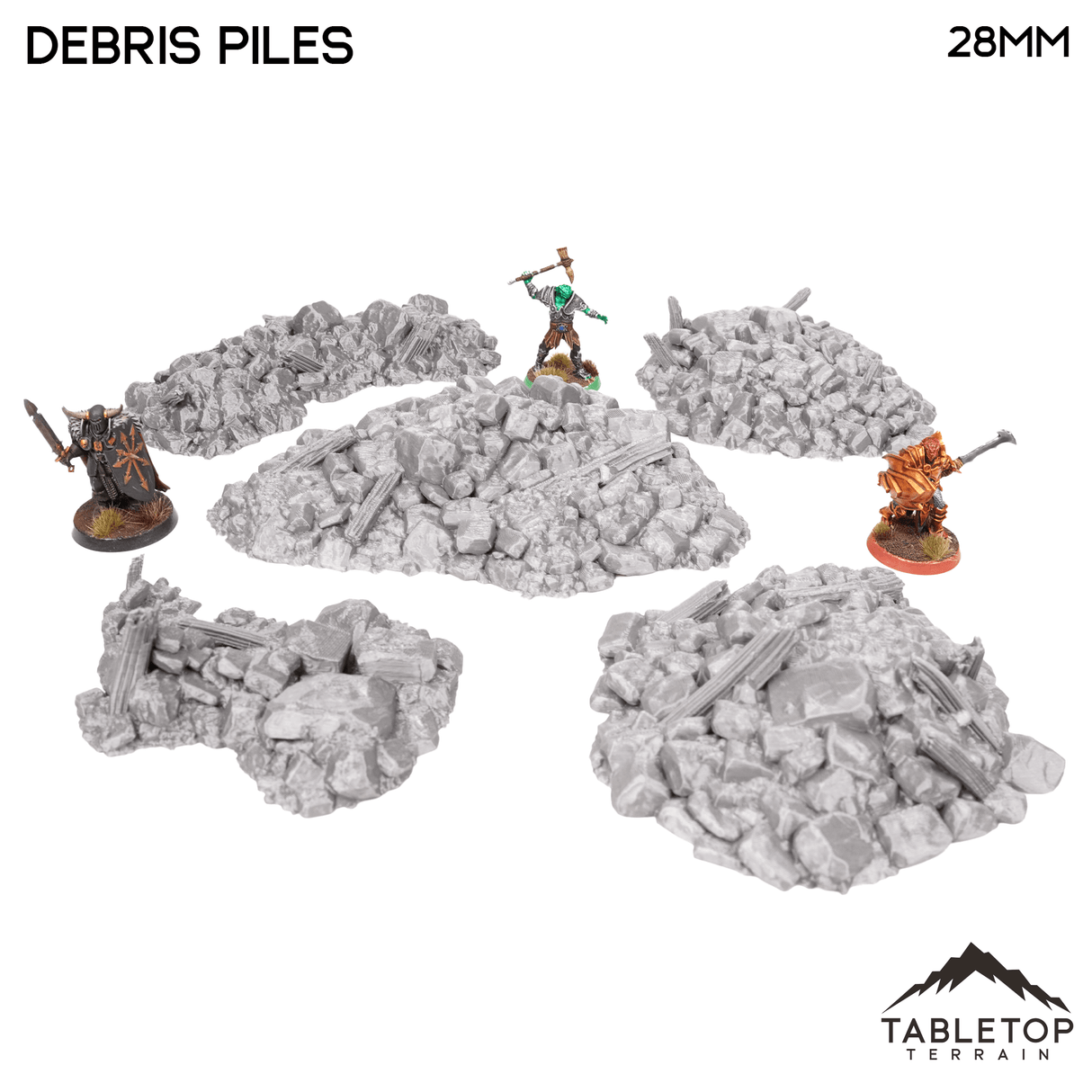 Tabletop Terrain Scatter Terrain Debris Piles - Hagglethorn Hollow - Scatter Terrain