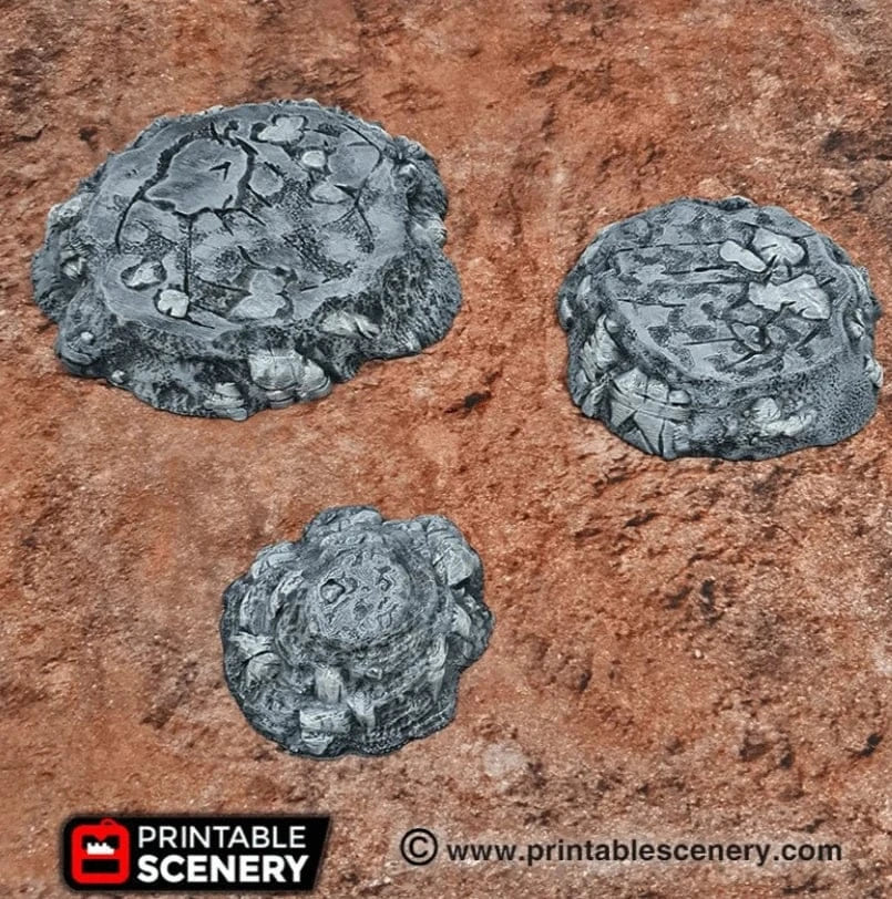 Tabletop Terrain Scatter Terrain Desert Modular Hills