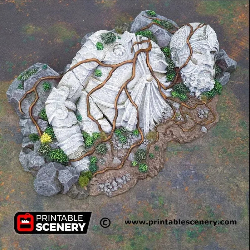 Tabletop Terrain Scatter Terrain Giant Statue - Fantasy Scatter Terrain