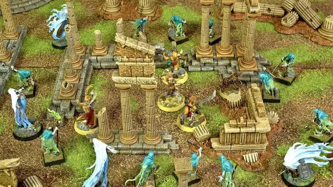 Tabletop Terrain Scatter Terrain Greek Ruins - Fantasy Scatter Terrain