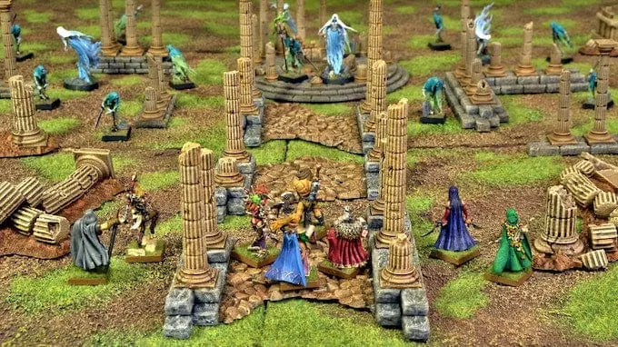 Tabletop Terrain Scatter Terrain Greek Ruins - Fantasy Scatter Terrain