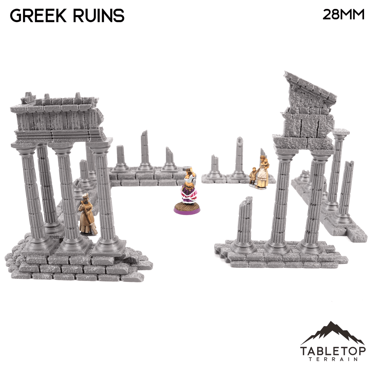 Tabletop Terrain Scatter Terrain Greek Ruins - Fantasy Scatter Terrain
