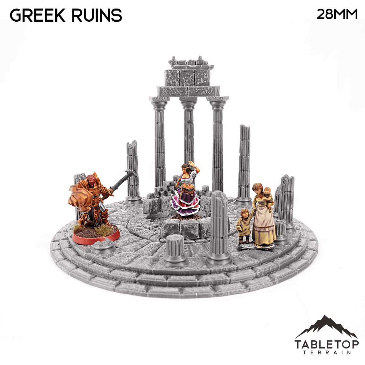 Tabletop Terrain Scatter Terrain Greek Ruins - Fantasy Scatter Terrain
