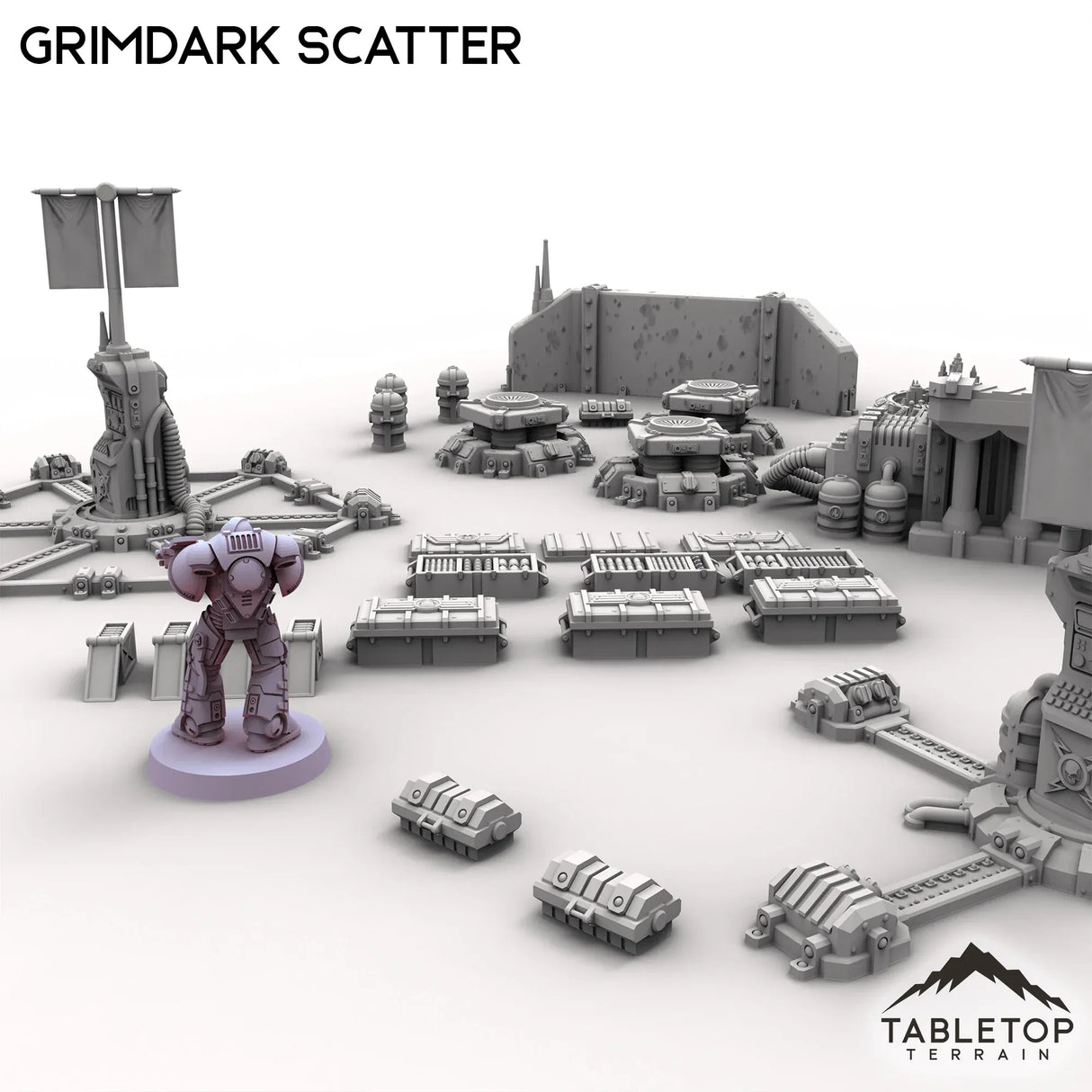 Tabletop Terrain Scatter Terrain Grimdark Scatter Set