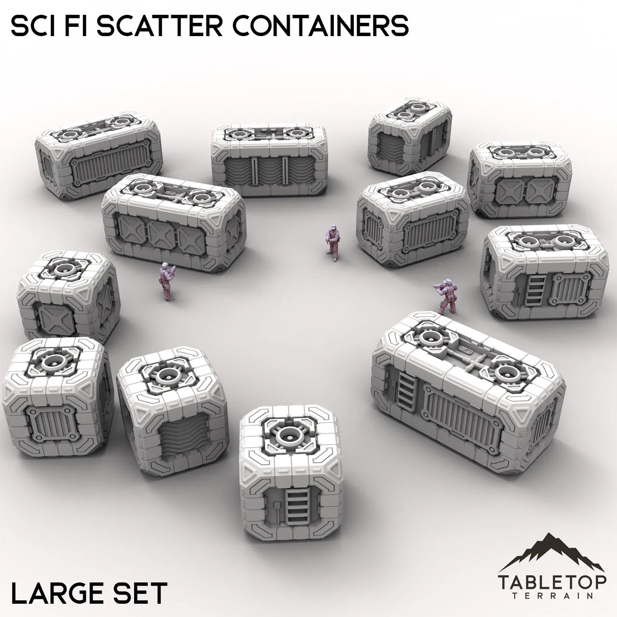 Tabletop Terrain Scatter Terrain Large Sci Fi Scatter Containers