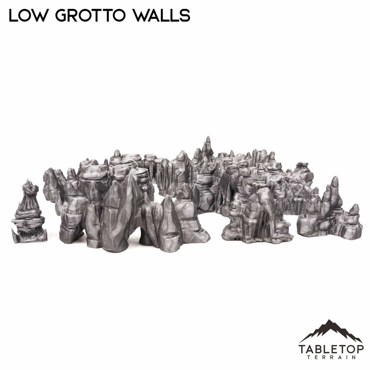 Tabletop Terrain Scatter Terrain Low Grotto Walls - Fantasy Scatter Terrain