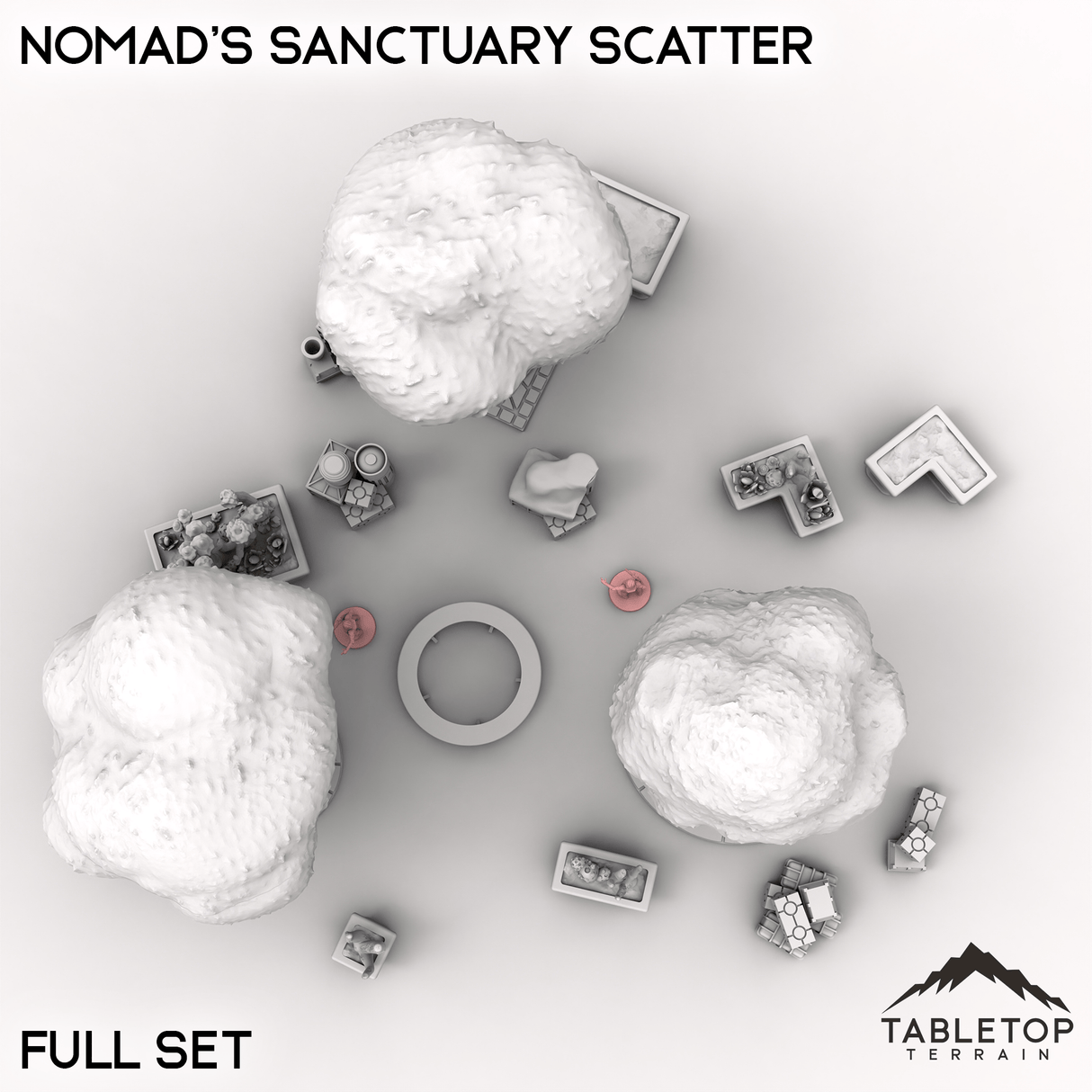 Tabletop Terrain Scatter Terrain Nomad's Sanctuary Scatter
