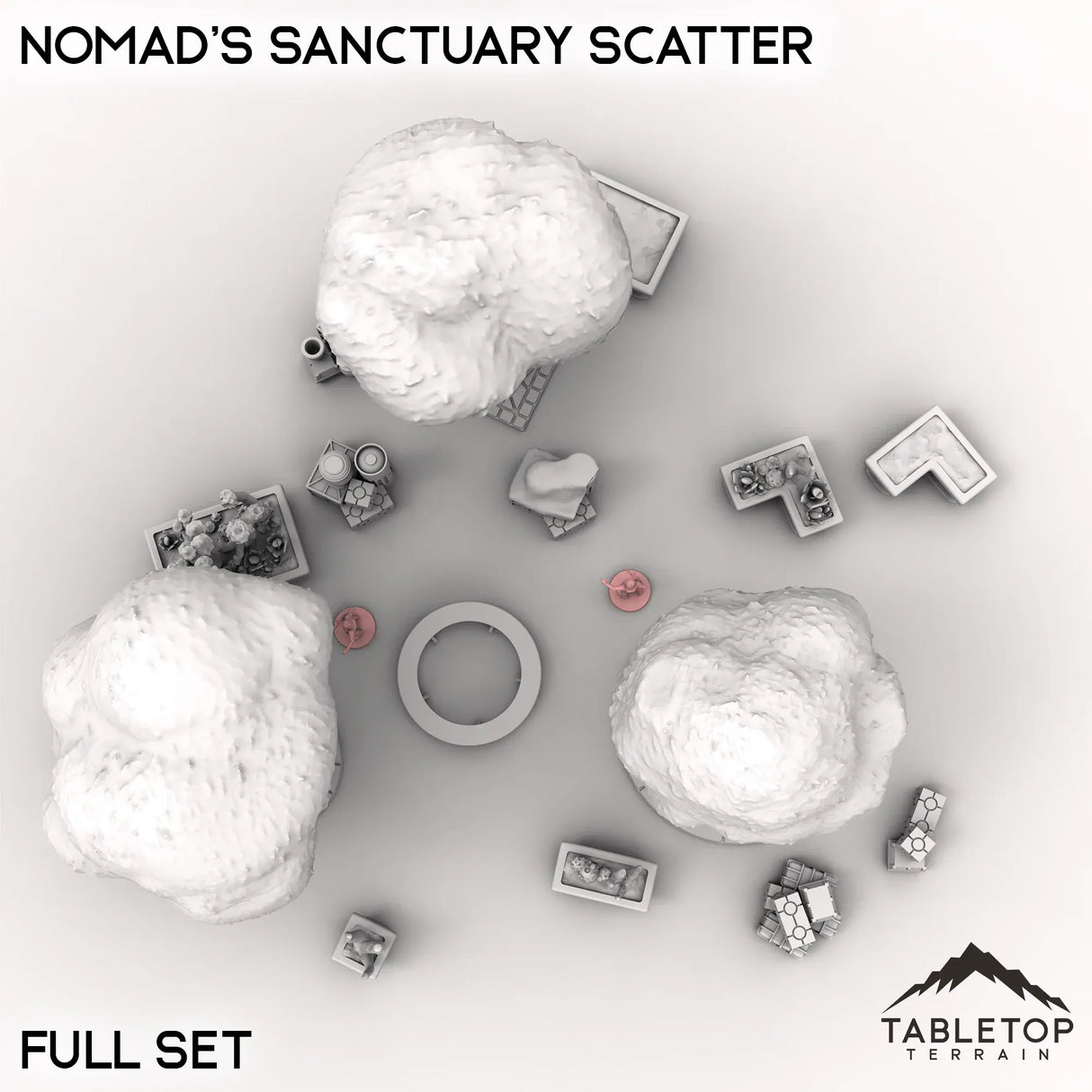 Tabletop Terrain Scatter Terrain Nomad's Sanctuary Scatter