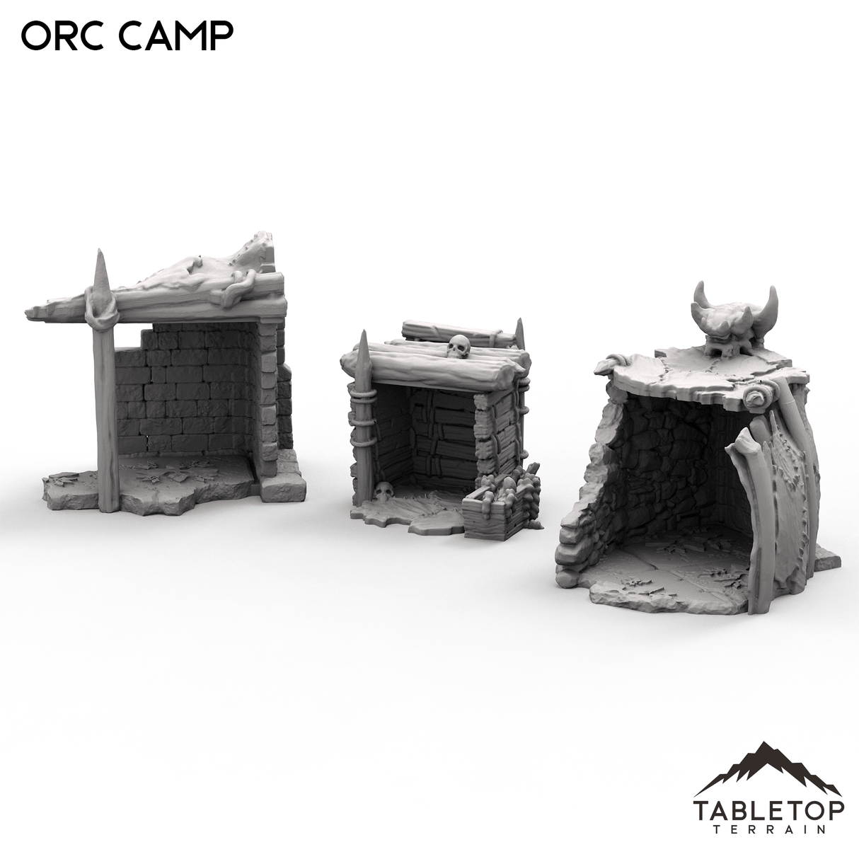 Tabletop Terrain Scatter Terrain Orc Camp - Kingdom of Azragor