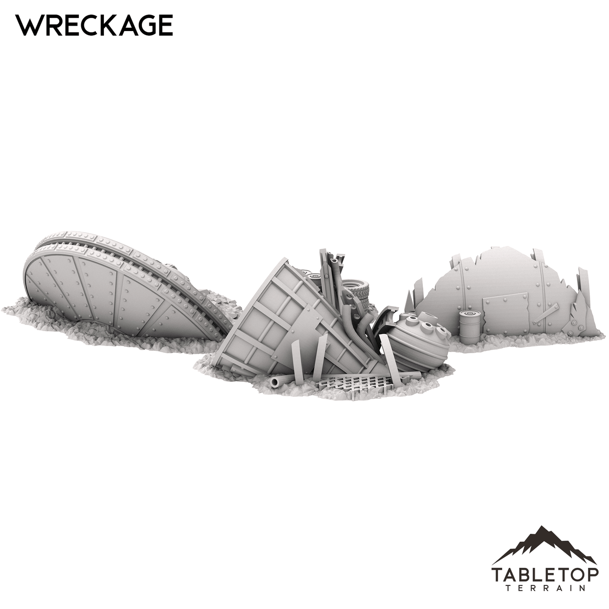 Tabletop Terrain Scatter Terrain Orc Wreckage - Warpzel-1A Orc Space Program