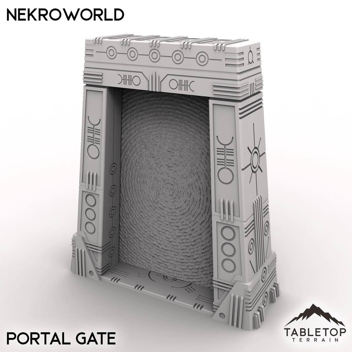 Tabletop Terrain Scatter Terrain Portal Gate / 32mm NekroWorld