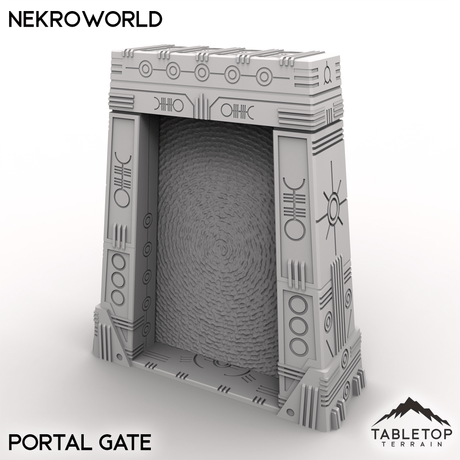 Tabletop Terrain Scatter Terrain Portal Gate / 32mm NekroWorld