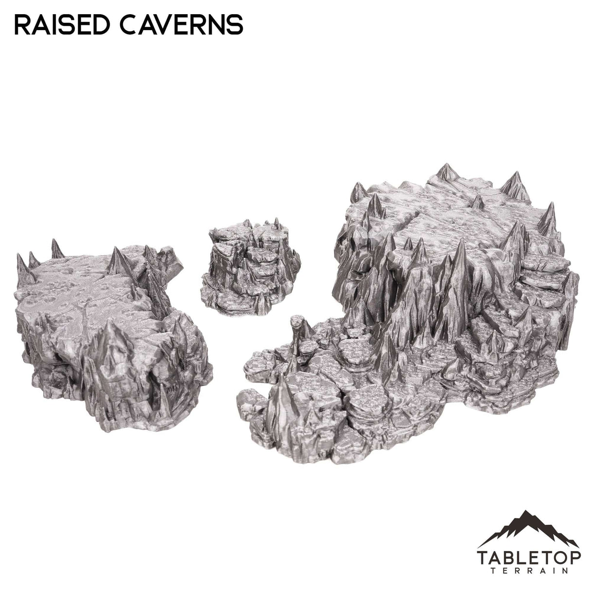Tabletop Terrain Scatter Terrain Raised Caverns / Shroom with Bridges- Fantasy Scatter Terrain