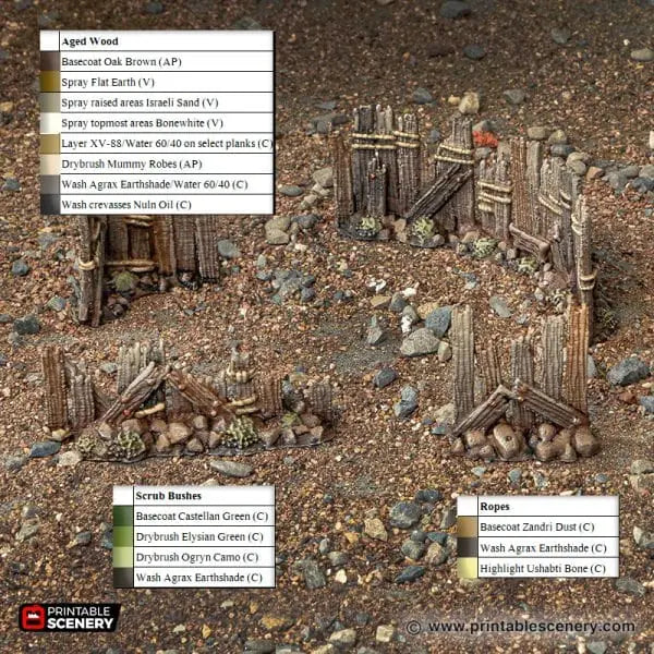 Tabletop Terrain Scatter Terrain Ramshackle Fences