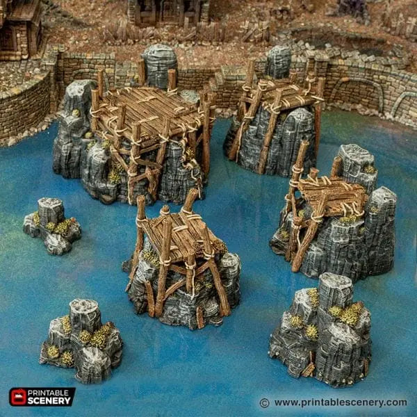 Tabletop Terrain Scatter Terrain Ramshackle Rocks