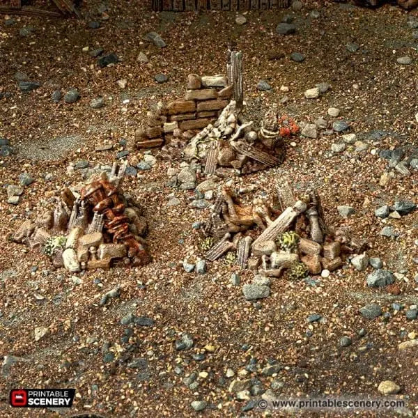 Tabletop Terrain Scatter Terrain Rubble and Scatter