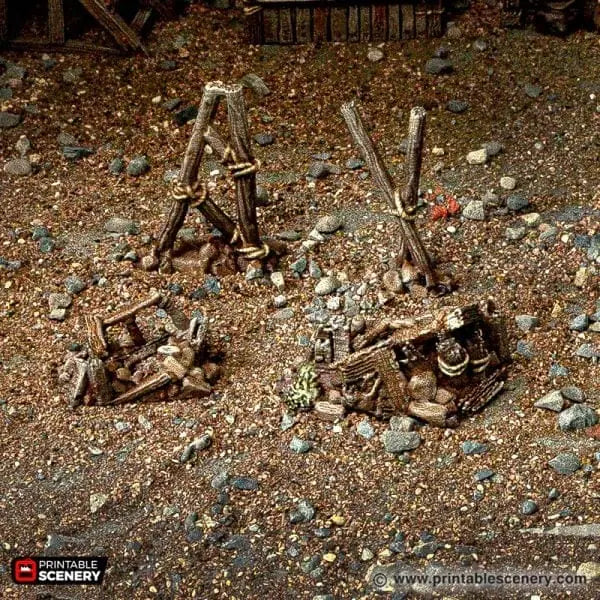 Tabletop Terrain Scatter Terrain Rubble and Scatter