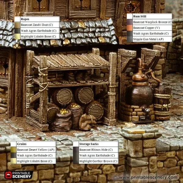 Tabletop Terrain Scatter Terrain Rum Distillery