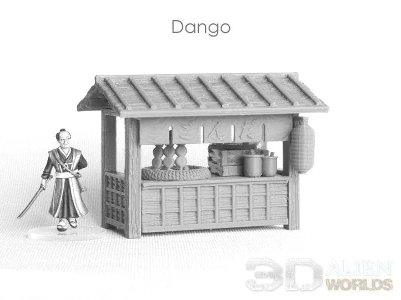 Tabletop Terrain Scatter Terrain Samurai Market Stalls
