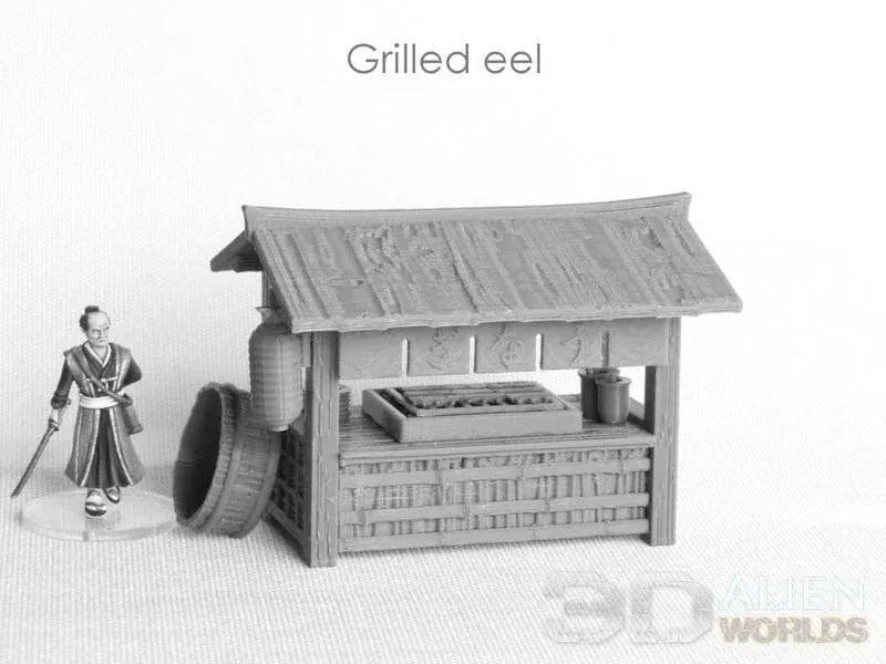 Tabletop Terrain Scatter Terrain Samurai Market Stalls