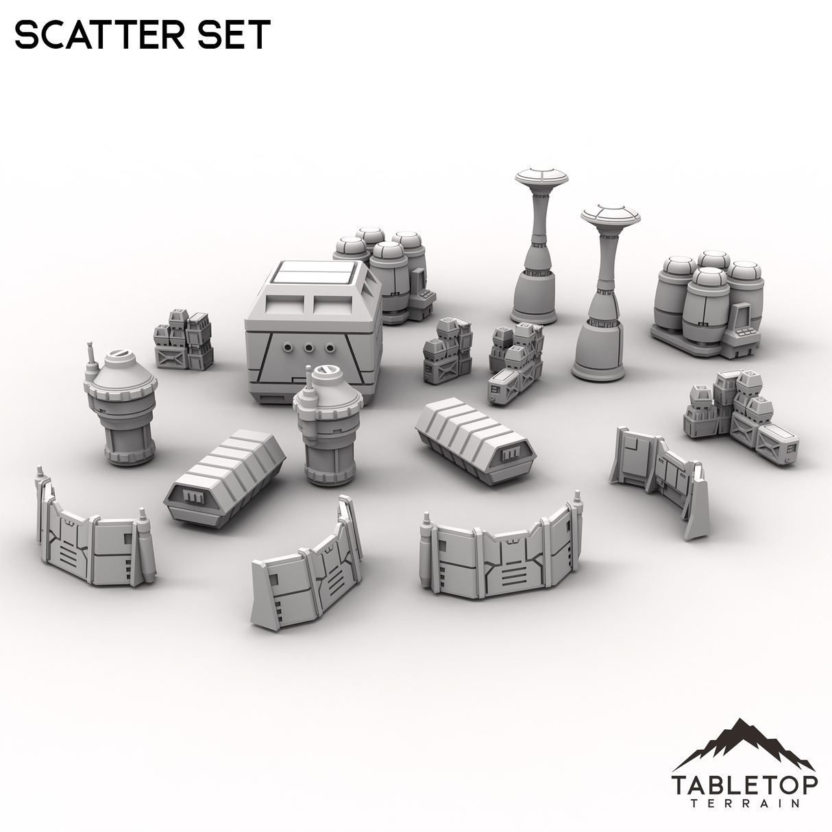 Tabletop Terrain Scatter Terrain Scatter Set - To'ka Station