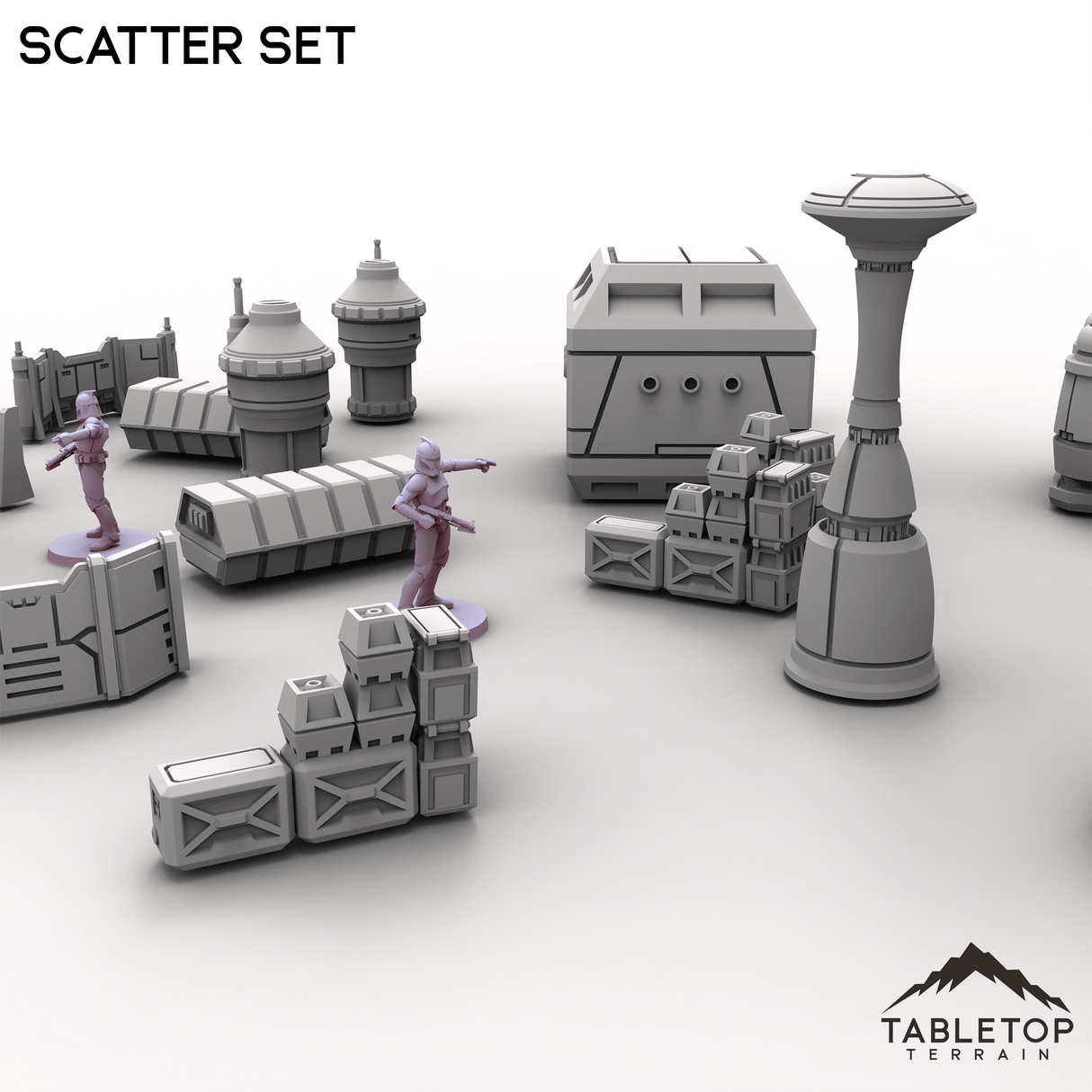 Tabletop Terrain Scatter Terrain Scatter Set - To'ka Station