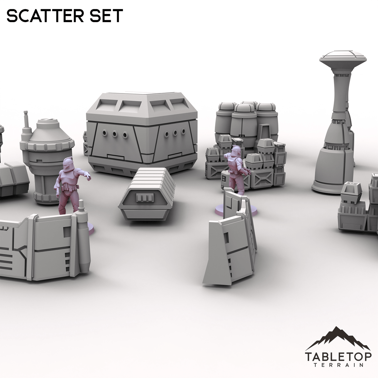 Tabletop Terrain Scatter Terrain Scatter Set - To'ka Station