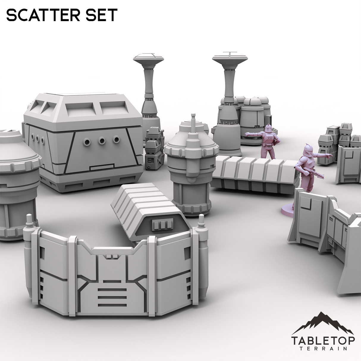 Tabletop Terrain Scatter Terrain Scatter Set - To'ka Station