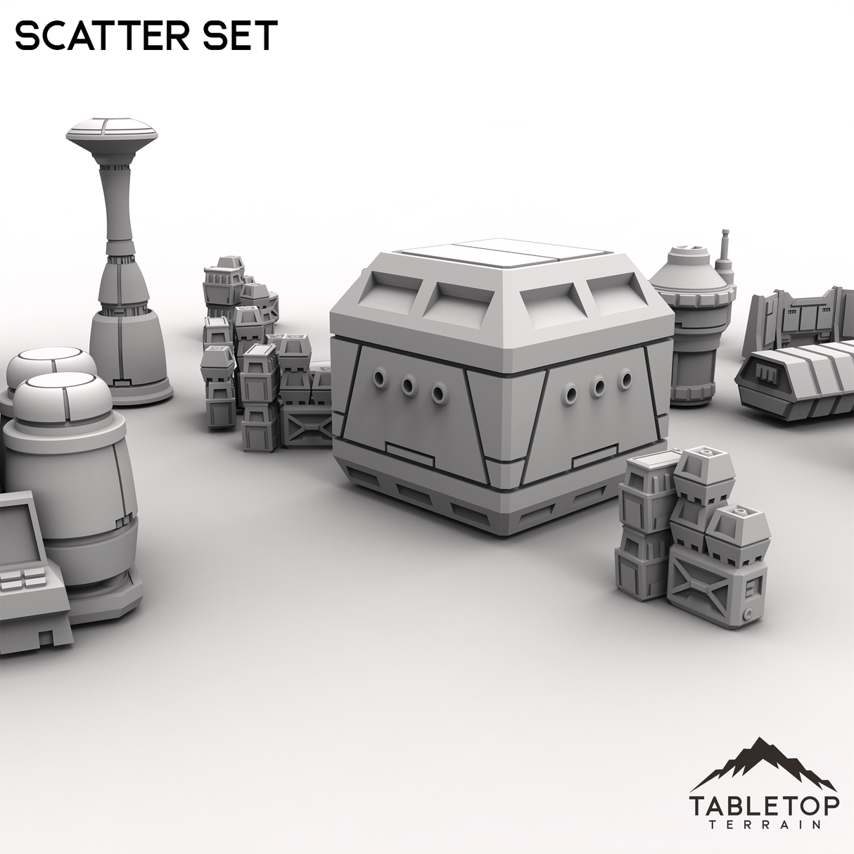 Tabletop Terrain Scatter Terrain Scatter Set - To'ka Station