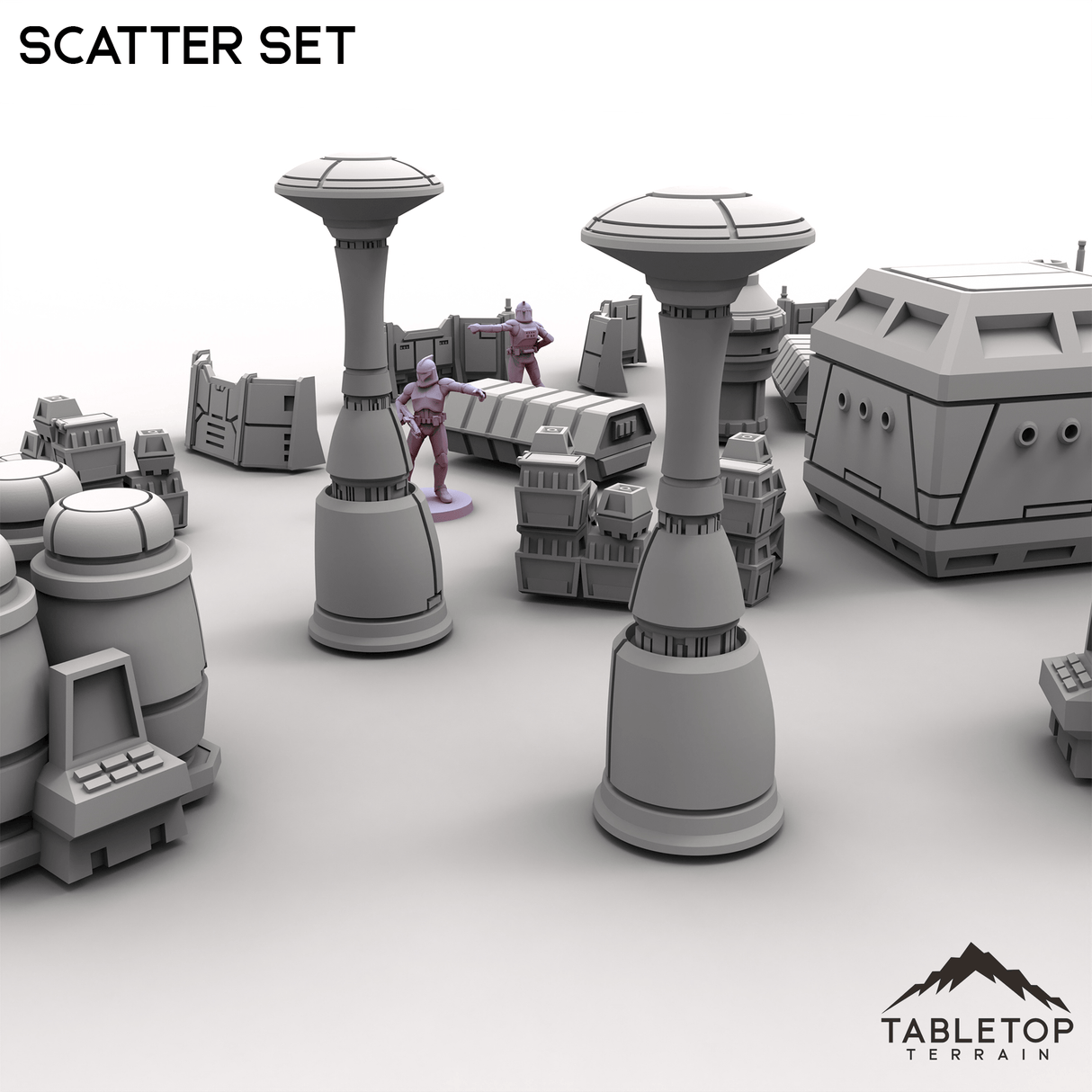 Tabletop Terrain Scatter Terrain Scatter Set - To'ka Station